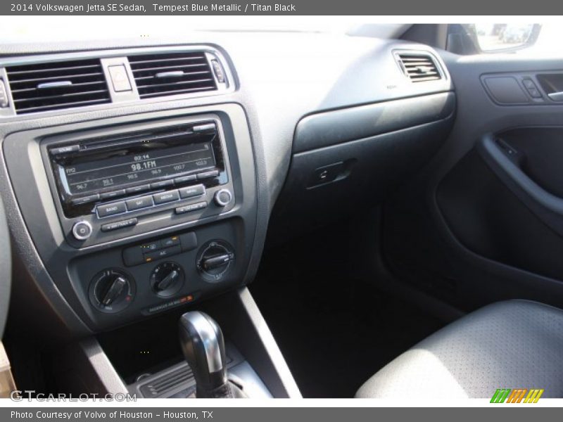 Tempest Blue Metallic / Titan Black 2014 Volkswagen Jetta SE Sedan