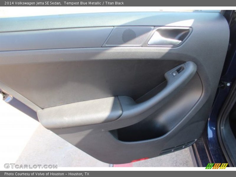 Tempest Blue Metallic / Titan Black 2014 Volkswagen Jetta SE Sedan