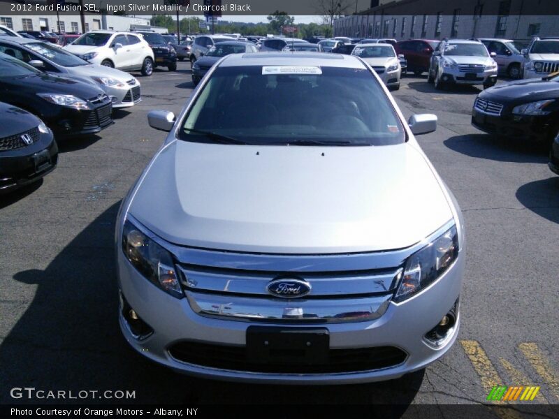 Ingot Silver Metallic / Charcoal Black 2012 Ford Fusion SEL