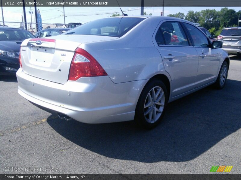 Ingot Silver Metallic / Charcoal Black 2012 Ford Fusion SEL
