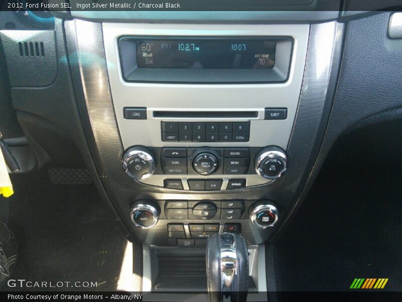Ingot Silver Metallic / Charcoal Black 2012 Ford Fusion SEL