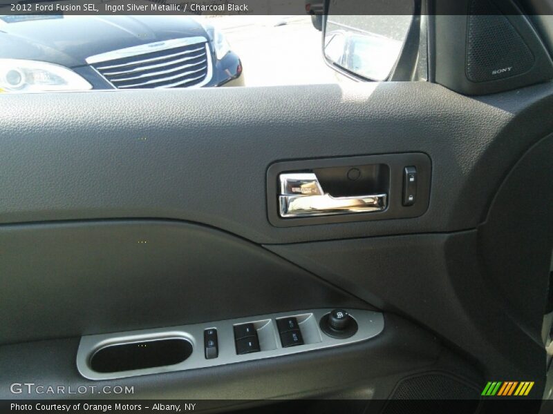 Ingot Silver Metallic / Charcoal Black 2012 Ford Fusion SEL