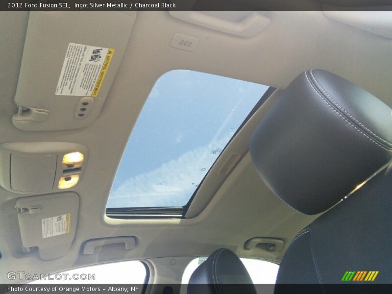 Ingot Silver Metallic / Charcoal Black 2012 Ford Fusion SEL
