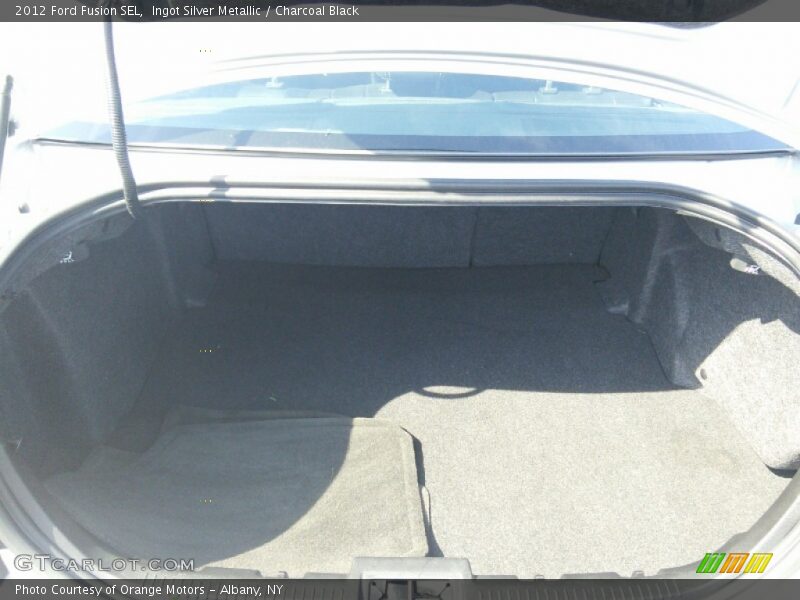 Ingot Silver Metallic / Charcoal Black 2012 Ford Fusion SEL