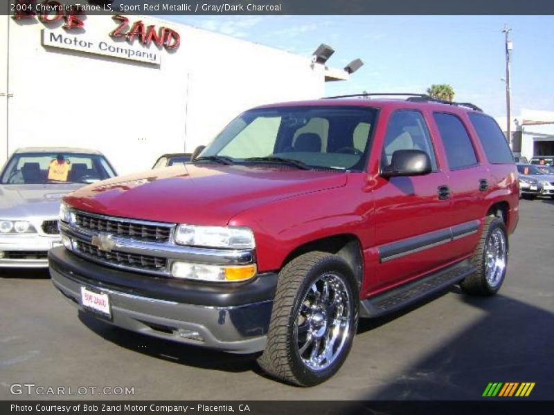 Sport Red Metallic / Gray/Dark Charcoal 2004 Chevrolet Tahoe LS