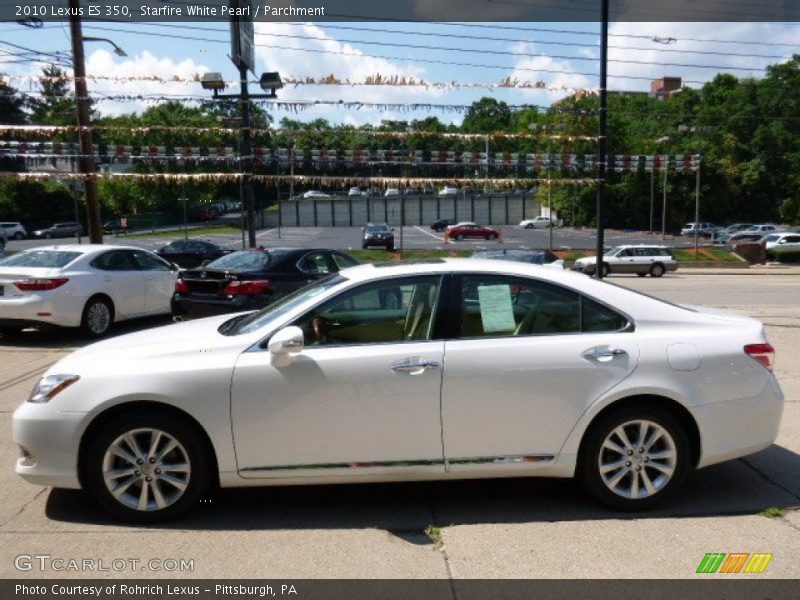 Starfire White Pearl / Parchment 2010 Lexus ES 350