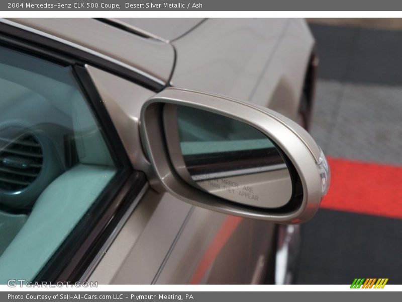 Desert Silver Metallic / Ash 2004 Mercedes-Benz CLK 500 Coupe