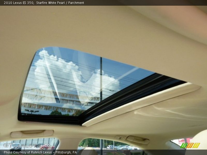 Starfire White Pearl / Parchment 2010 Lexus ES 350