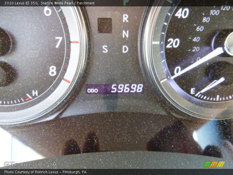 Starfire White Pearl / Parchment 2010 Lexus ES 350
