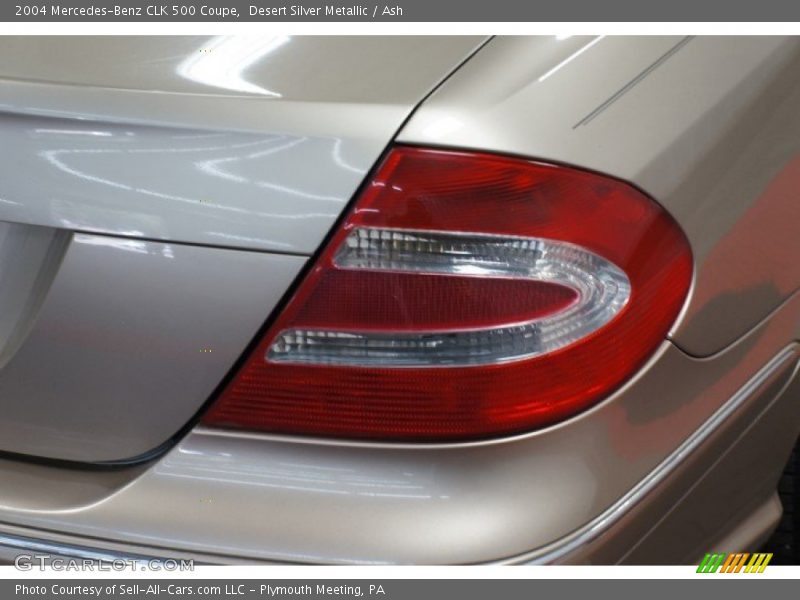 Desert Silver Metallic / Ash 2004 Mercedes-Benz CLK 500 Coupe