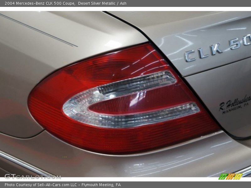 Desert Silver Metallic / Ash 2004 Mercedes-Benz CLK 500 Coupe