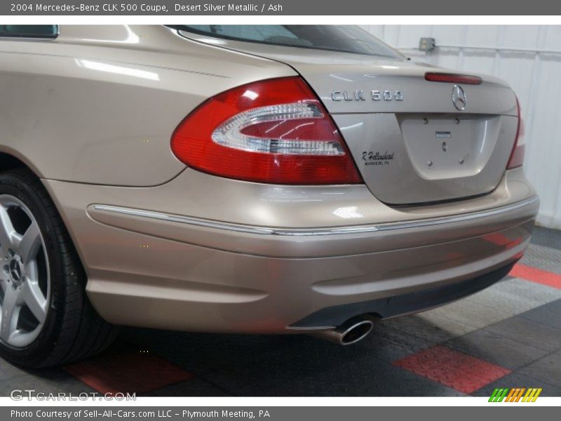 Desert Silver Metallic / Ash 2004 Mercedes-Benz CLK 500 Coupe