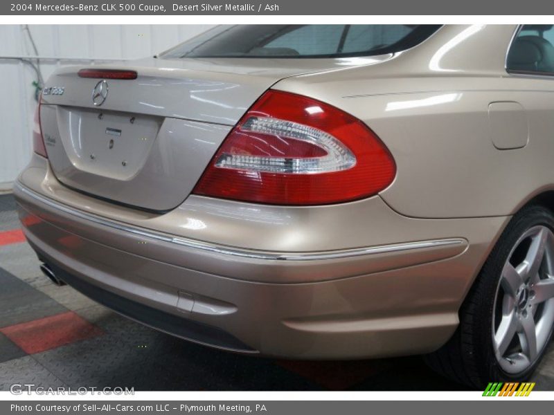 Desert Silver Metallic / Ash 2004 Mercedes-Benz CLK 500 Coupe