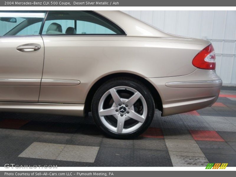 Desert Silver Metallic / Ash 2004 Mercedes-Benz CLK 500 Coupe