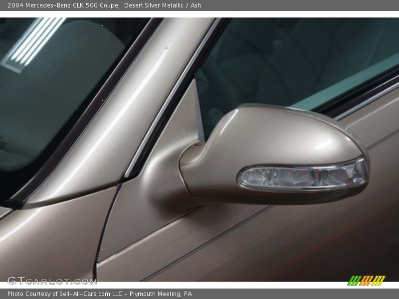 Desert Silver Metallic / Ash 2004 Mercedes-Benz CLK 500 Coupe