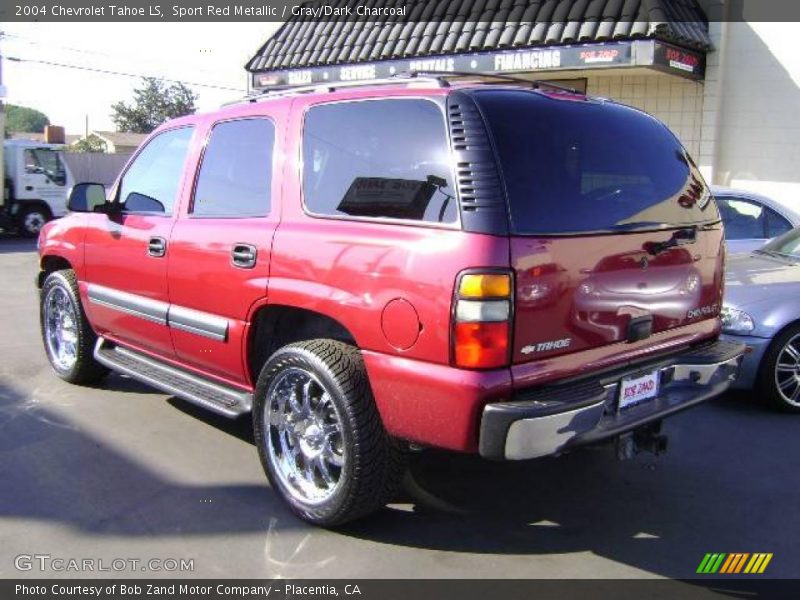 Sport Red Metallic / Gray/Dark Charcoal 2004 Chevrolet Tahoe LS