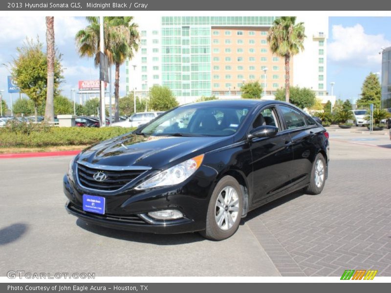 Midnight Black / Gray 2013 Hyundai Sonata GLS
