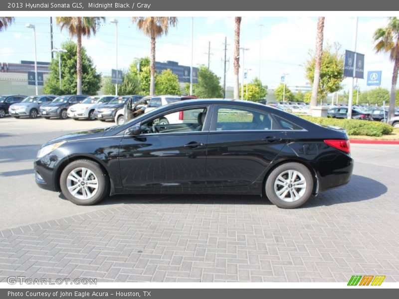 Midnight Black / Gray 2013 Hyundai Sonata GLS