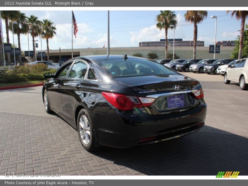 Midnight Black / Gray 2013 Hyundai Sonata GLS