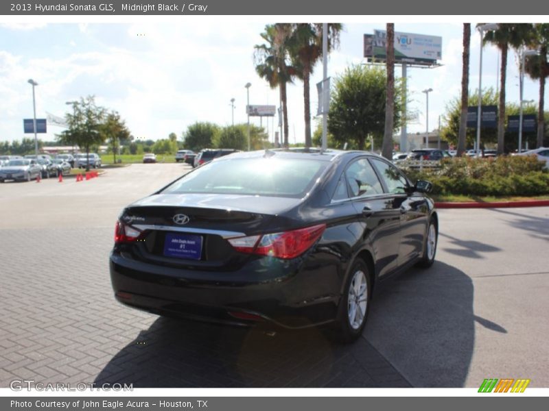 Midnight Black / Gray 2013 Hyundai Sonata GLS