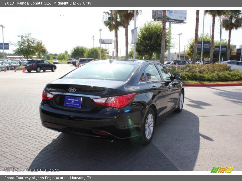 Midnight Black / Gray 2013 Hyundai Sonata GLS