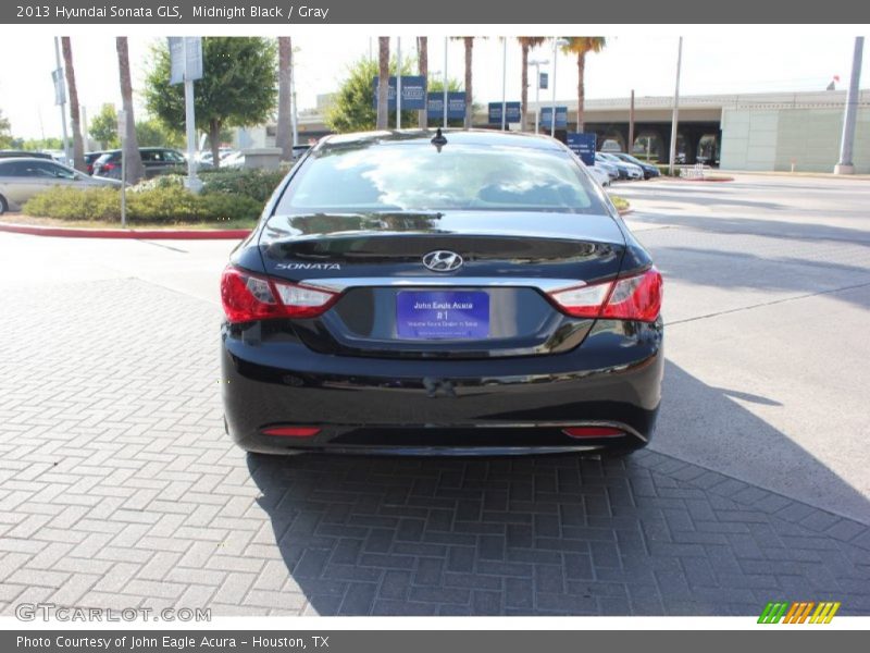 Midnight Black / Gray 2013 Hyundai Sonata GLS