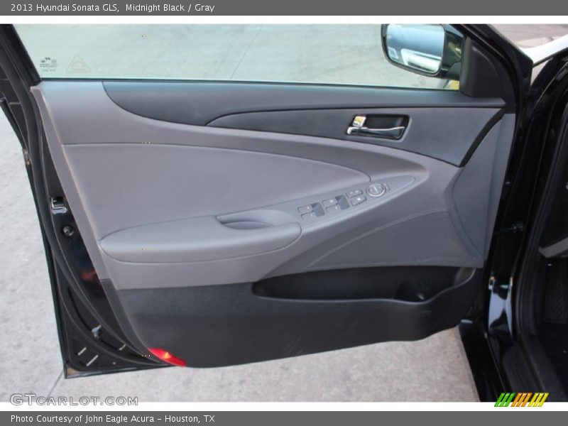 Midnight Black / Gray 2013 Hyundai Sonata GLS