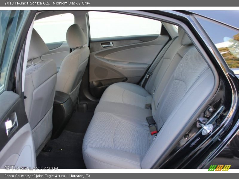 Midnight Black / Gray 2013 Hyundai Sonata GLS