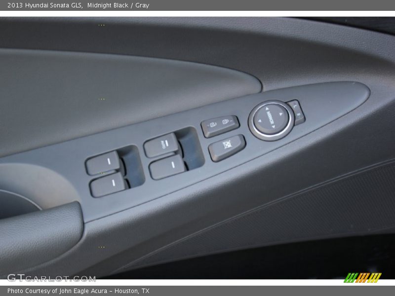 Midnight Black / Gray 2013 Hyundai Sonata GLS