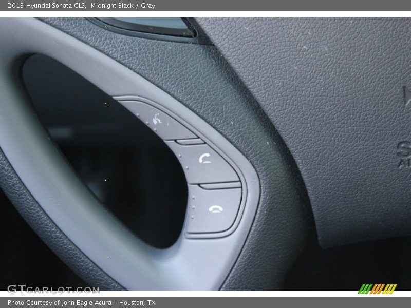 Midnight Black / Gray 2013 Hyundai Sonata GLS