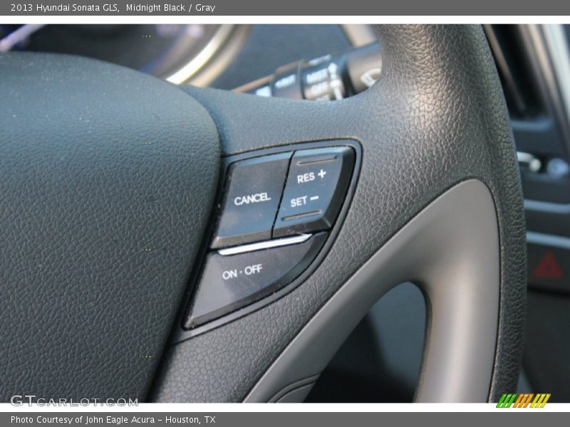 Midnight Black / Gray 2013 Hyundai Sonata GLS