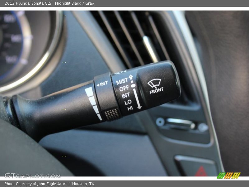 Midnight Black / Gray 2013 Hyundai Sonata GLS