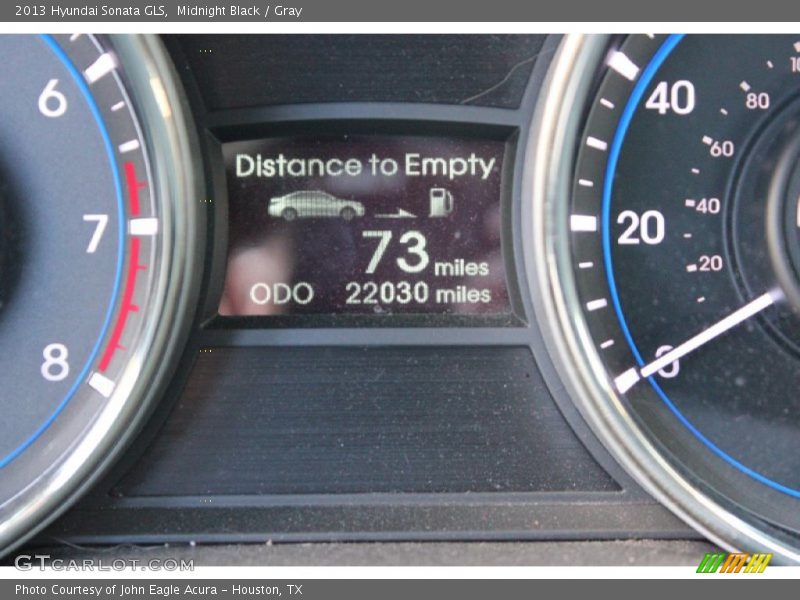 Midnight Black / Gray 2013 Hyundai Sonata GLS