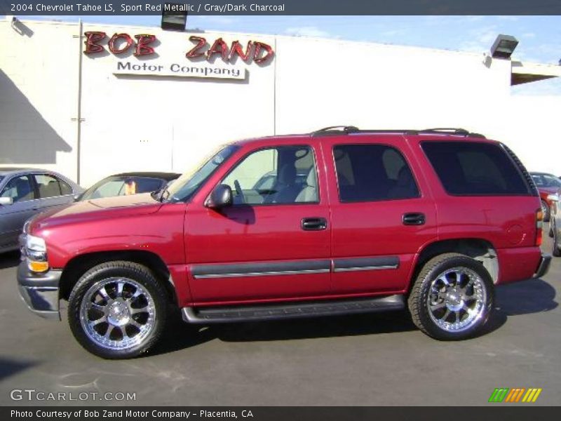 Sport Red Metallic / Gray/Dark Charcoal 2004 Chevrolet Tahoe LS