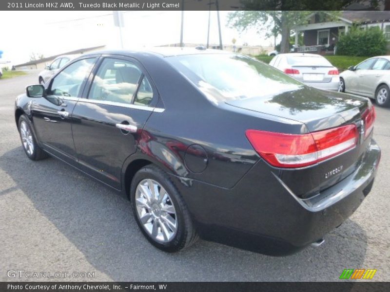 Tuxedo Black Metallic / Light Camel 2011 Lincoln MKZ AWD