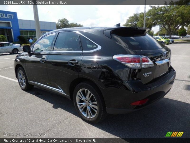 Obsidian Black / Black 2014 Lexus RX 450h