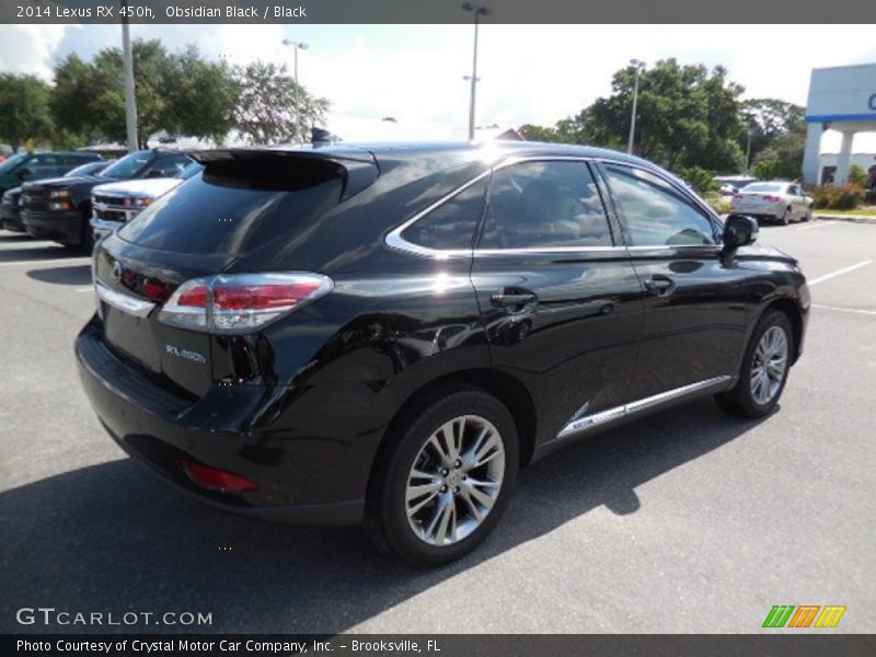 Obsidian Black / Black 2014 Lexus RX 450h