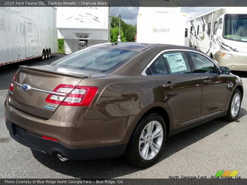 Caribou Metallic / Charcoal Black 2015 Ford Taurus SEL