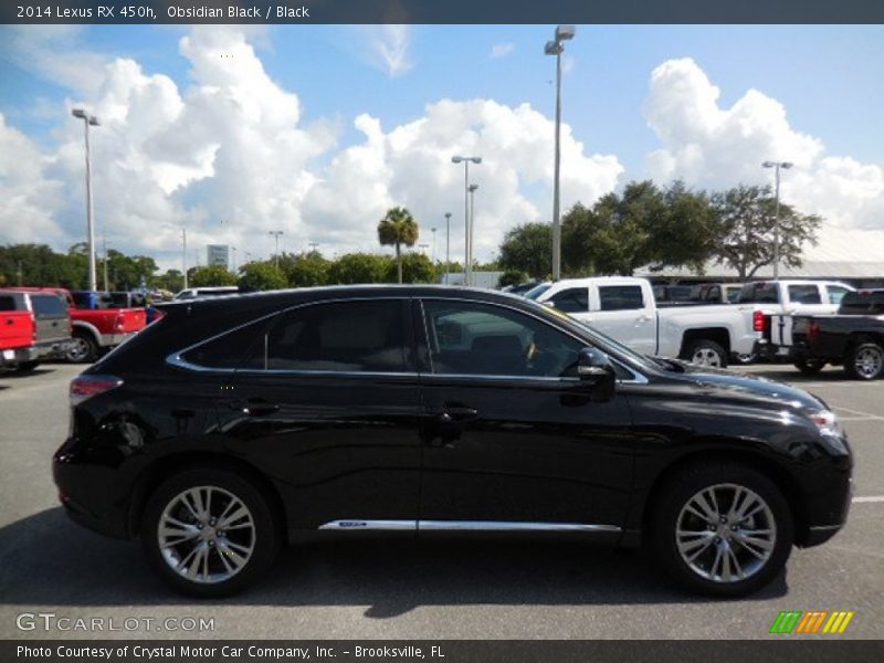 Obsidian Black / Black 2014 Lexus RX 450h