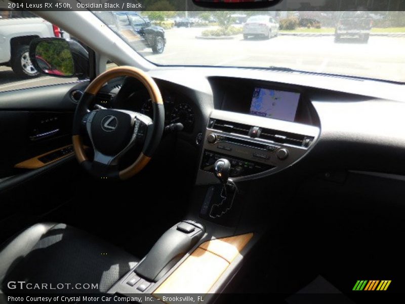 Obsidian Black / Black 2014 Lexus RX 450h