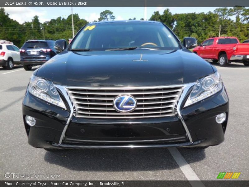 Obsidian Black / Black 2014 Lexus RX 450h