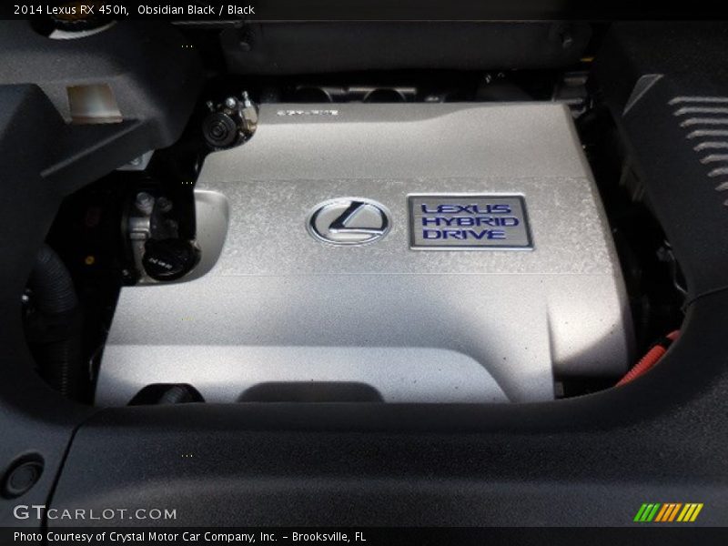 Obsidian Black / Black 2014 Lexus RX 450h
