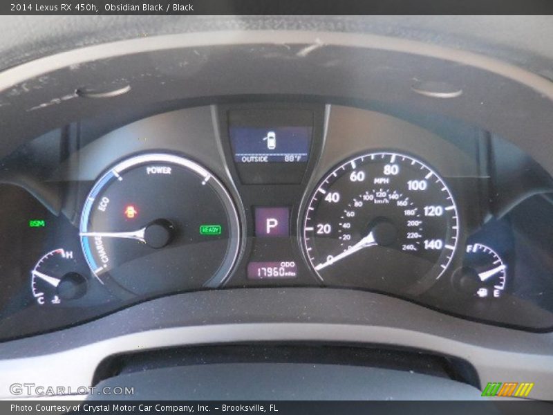 Obsidian Black / Black 2014 Lexus RX 450h