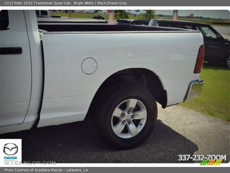 Bright White / Black/Diesel Gray 2013 Ram 1500 Tradesman Quad Cab