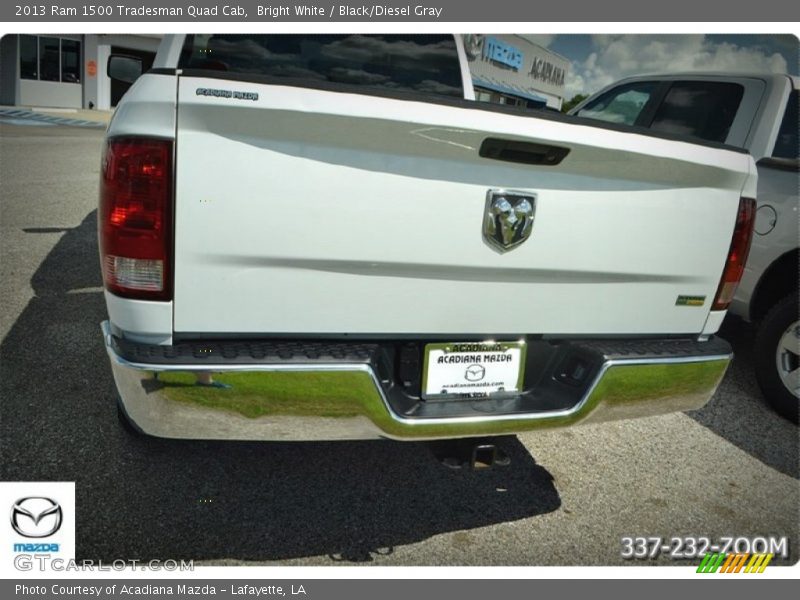 Bright White / Black/Diesel Gray 2013 Ram 1500 Tradesman Quad Cab