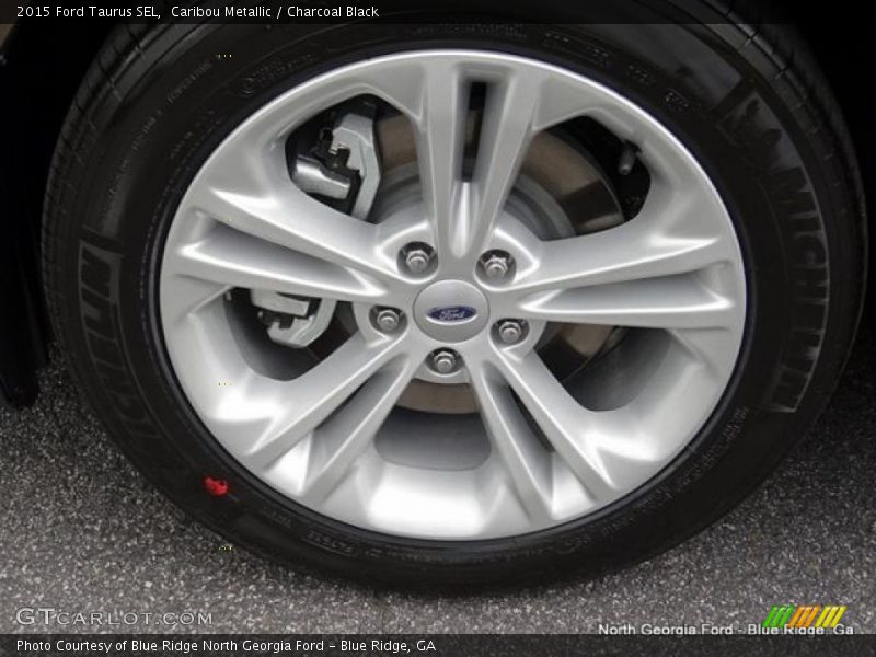 Caribou Metallic / Charcoal Black 2015 Ford Taurus SEL