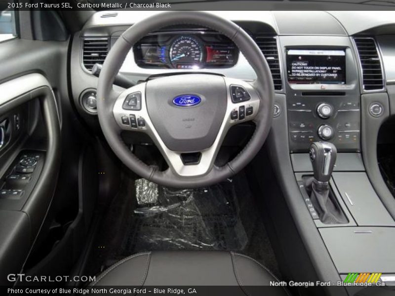 Caribou Metallic / Charcoal Black 2015 Ford Taurus SEL