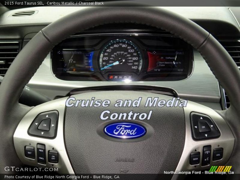 Caribou Metallic / Charcoal Black 2015 Ford Taurus SEL