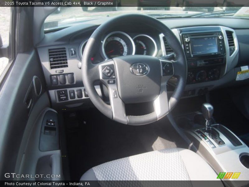Black / Graphite 2015 Toyota Tacoma V6 Access Cab 4x4