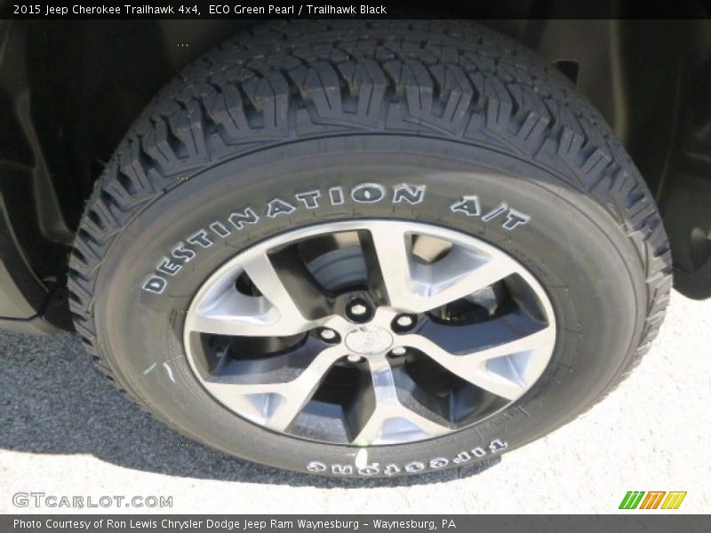 ECO Green Pearl / Trailhawk Black 2015 Jeep Cherokee Trailhawk 4x4